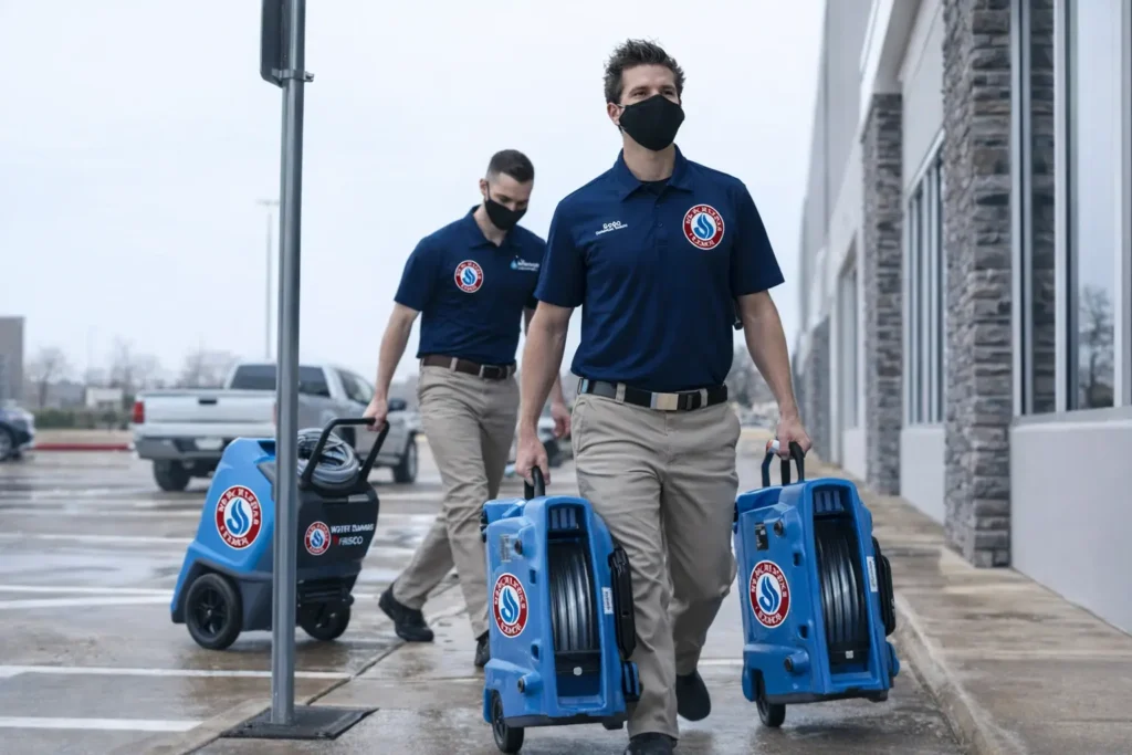 Water damage restoration drying equipment