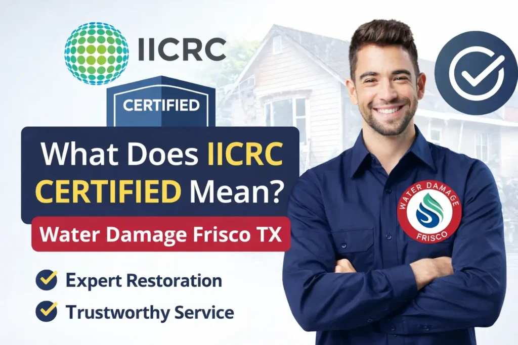 Why Choose an IICRC Certified Company in Frisco, TX