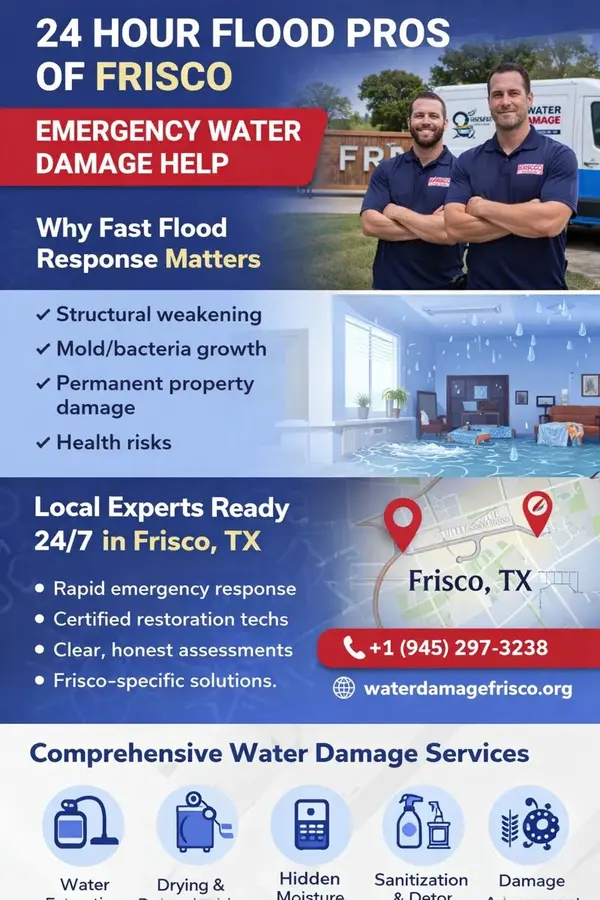 Emergency Water Damage Help in Frisco, TX
