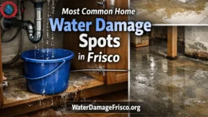Discover the 10 most common spots for home water damage in Frisco, TX. Expert warning signs, prevention tips & 247 emergency restoration. Call 1(945)297-3238 free