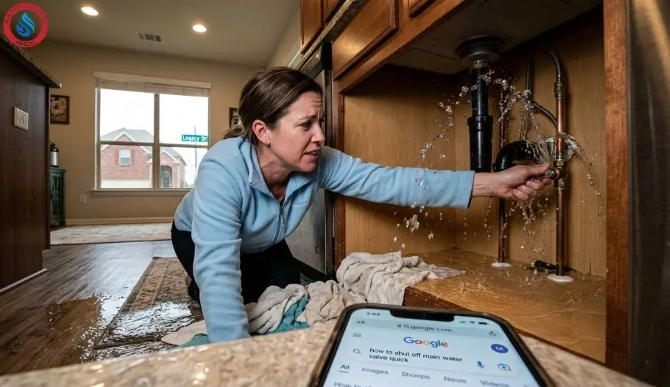 Burst Pipe Cleanup Frisco TX What to Do in 60 Minutes