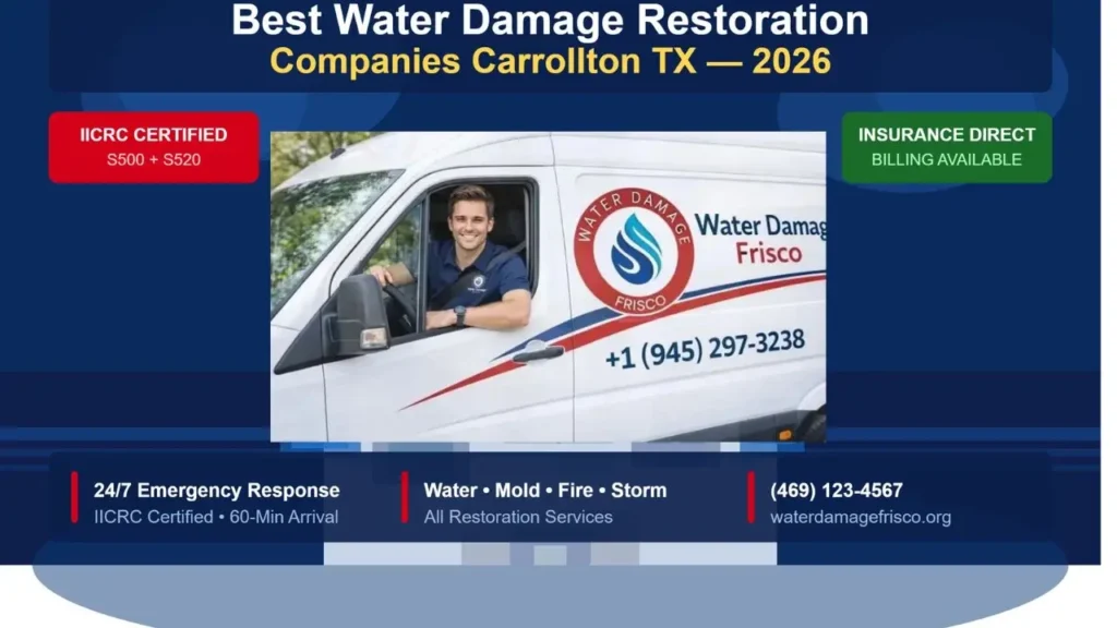 Best Water Damage Restoration Companies Carrollton TX | Water Damage Frisco