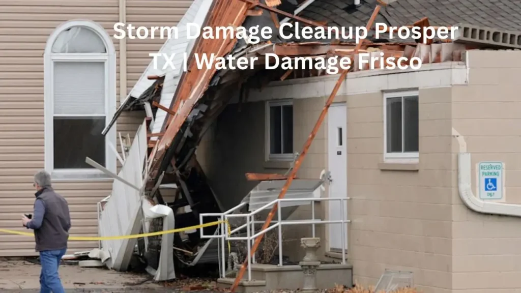 Storm Damage Cleanup Prosper TX Water Damage Frisco