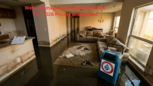 Water Damage Cost Estimate Frisco TX 2026 Pricing Breakdown