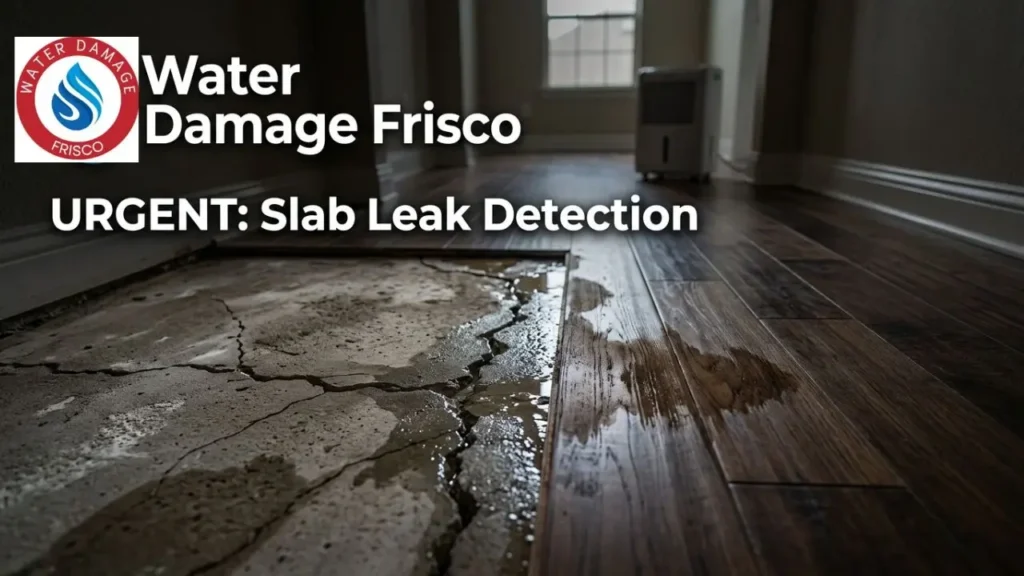 Water Damage Under Slab Frisco TX