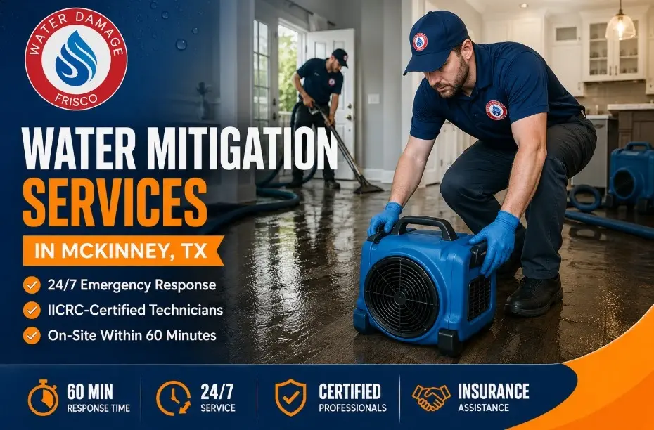 Water Mitigation McKinney TX