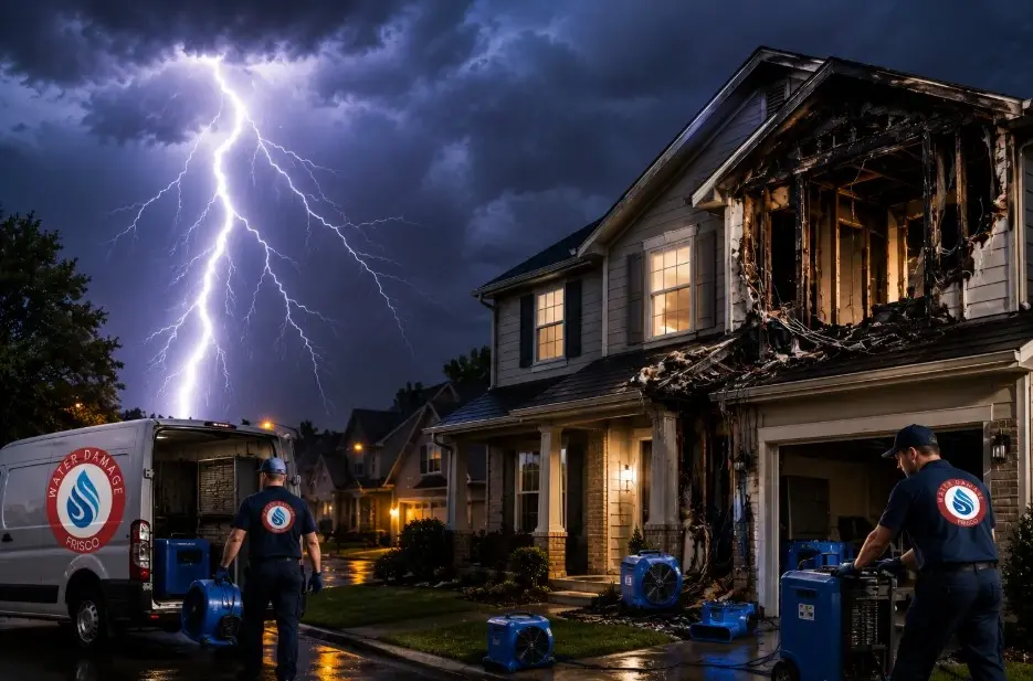 (945) 297-3238 - Lightning does not have to strike your Frisco TX home directly to start an electrical fire