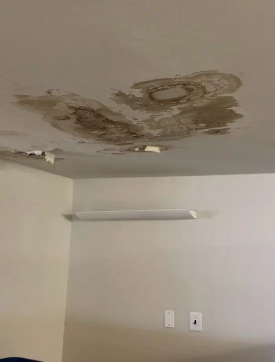 (945)297-3238 ceiling leak repair Frisco TX causes signs emergency water extraction drywall restoration