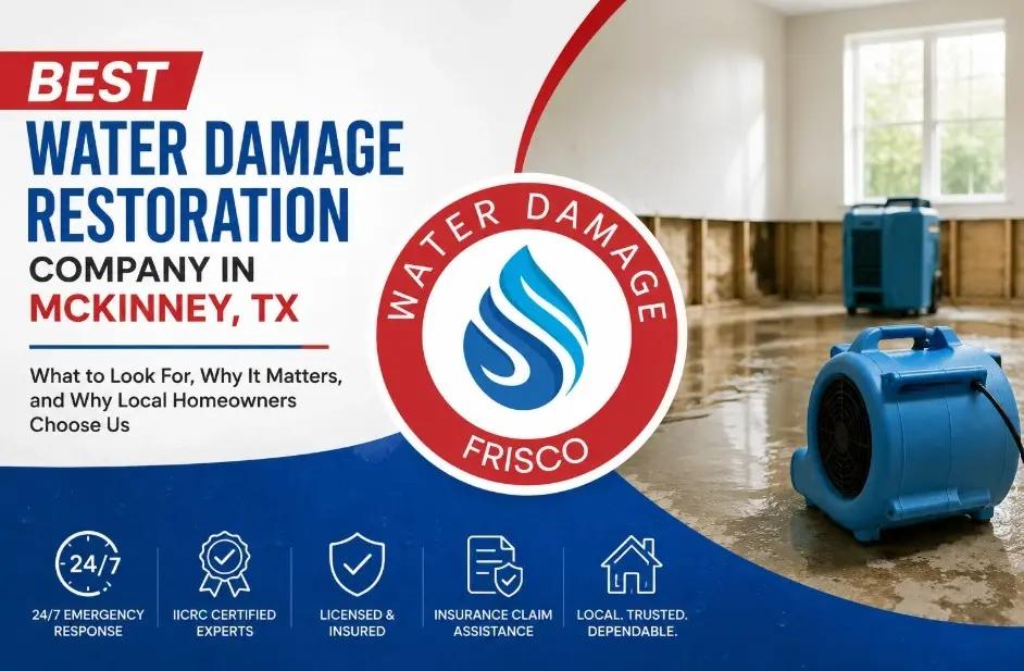 Best Water Damage Restoration Company McKinney TX