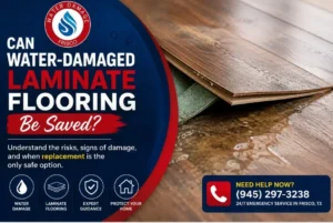 Can Water-Damaged Laminate Flooring Be Saved Frisco TX