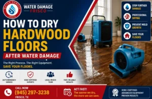 How to Dry Hardwood Floors After Water Damage Frisco TX