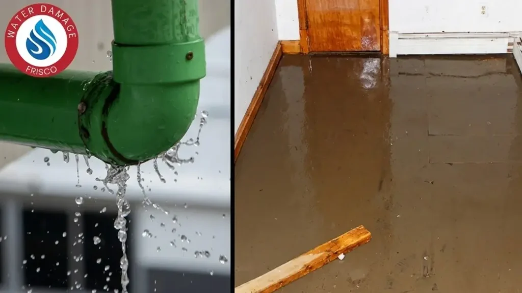 IICRC-certified burst pipe water damage repair — 24/7 emergency water shutoff