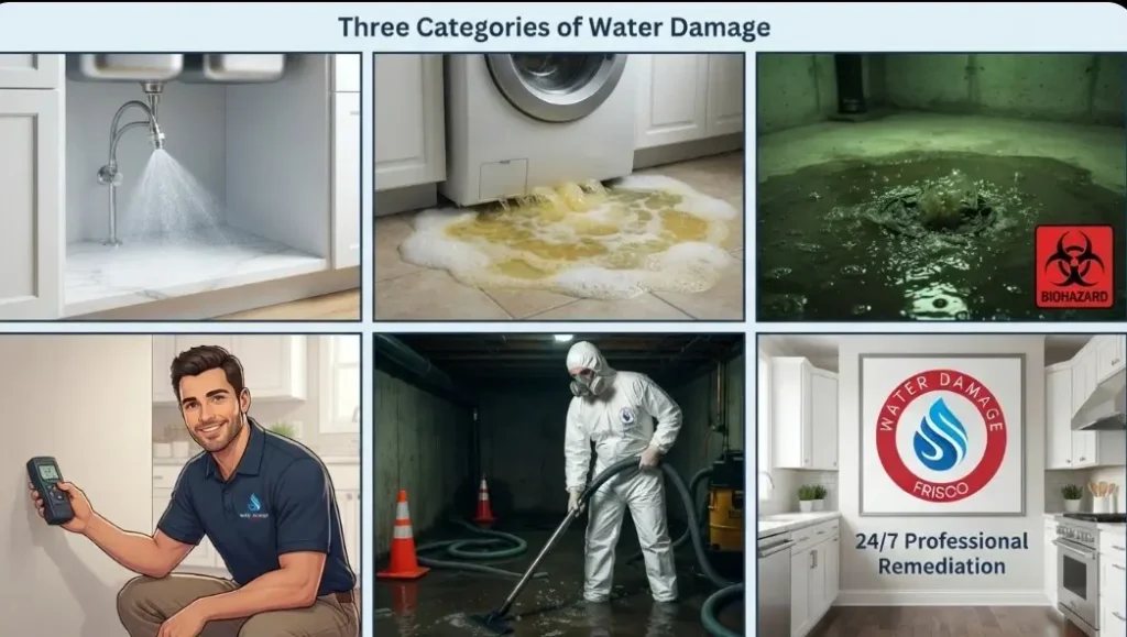 Sewage backup health risks Frisco TX (945) 297-3238. Category 3 black water spreads