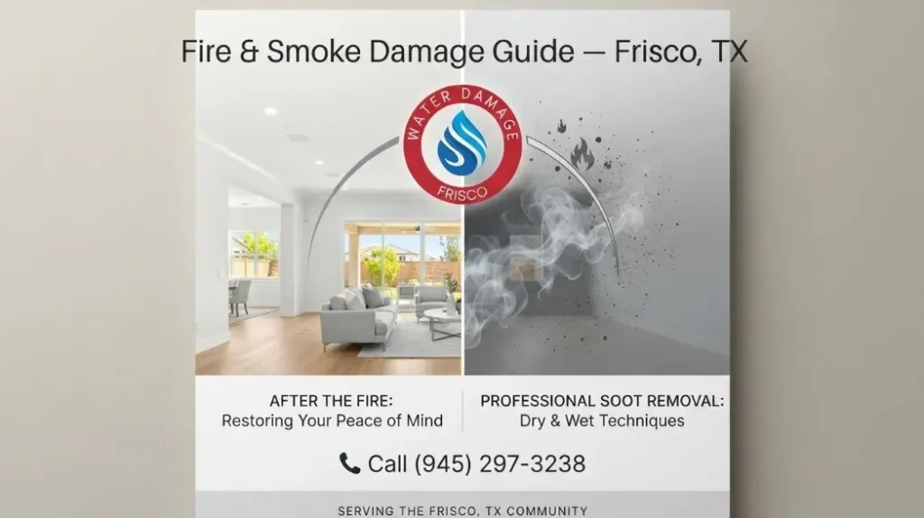 Types of soot damage after a fire Frisco Tx Call (945) 297-3238