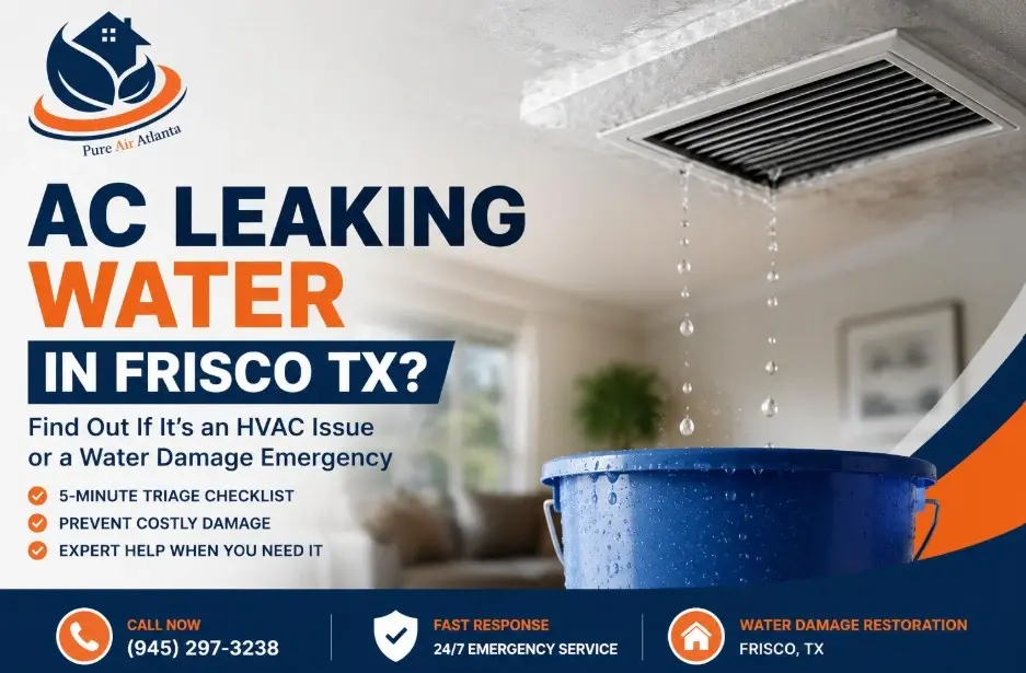 ac leaking water frisco tx