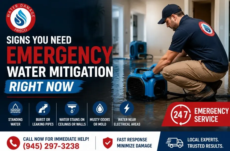 emergency water mitigation