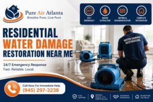 residential water damage restoration near me