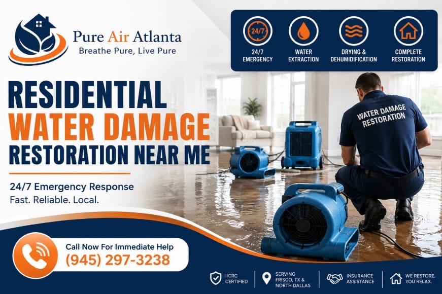 residential water damage restoration near me