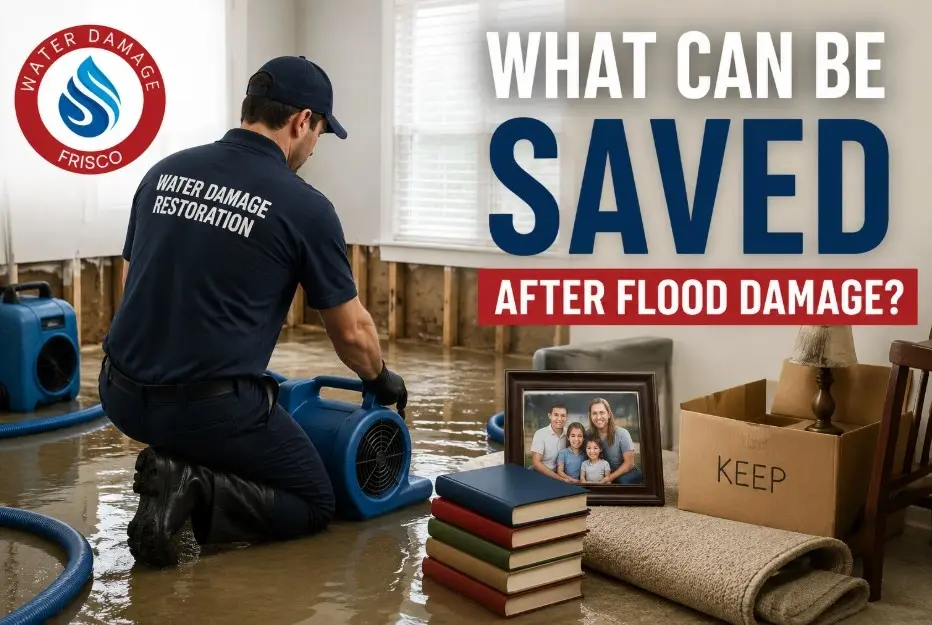 what can be saved after flood damage