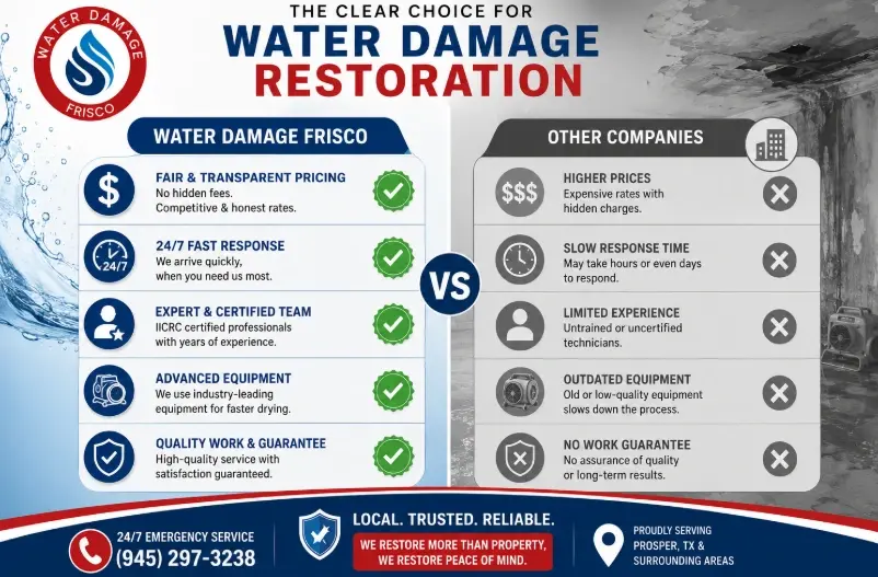 Best Water Damage Restoration Companies in Prosper, TX