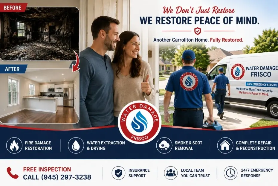 Call +1(945)297-3238 for Fire Damage Restoration Cost Carrollton TX