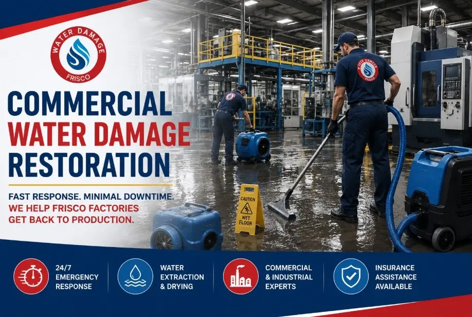 Commercial Water Damage Restoration Frisco TX