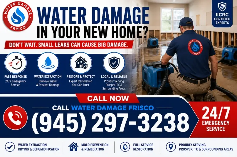 Don't wait to see if it gets worse. A professional inspection with thermal imaging can identify moisture behind walls or under flooring that's invisible to the eye.📞 (945) 297-3238 Get a Free Estimate