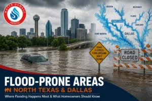 Flood Prone Areas in North Texas And Dallas