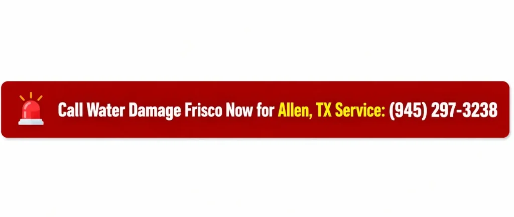 Get a Free Water Damage Inspection in Allen, TX: (945) 297-3238