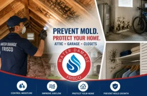 Mold Prevention Frisco TX Attic Garage Closets