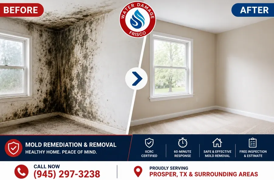 Mold Remediation Removal Prosper TX Call (945) 297-3238