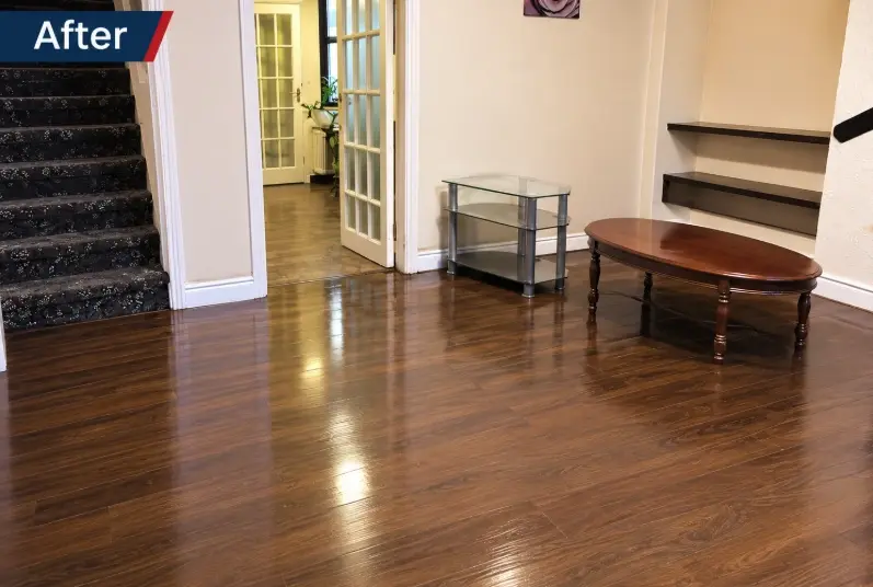 Storm water damage after cleanup in Prosper TX home