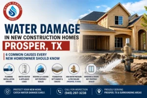 Water Damage New Construction Prosper TX Homes