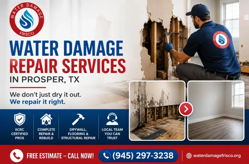 Water Damage Repair Services Prosper TX