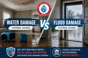 Water Damage vs Flood Damage Frisco TX
