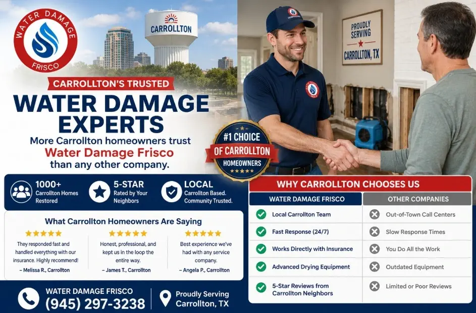 Water damage insurance claim Carrollton TX guidance covers documentation, water damage insurance claim carrollton tx