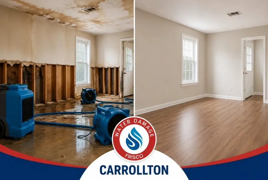 Water damage restoration cost Carrollton TX . Call (945)297-3238 for a free quote.
