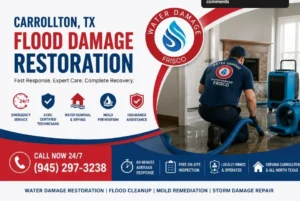 flood damage restoration carrollton tx
