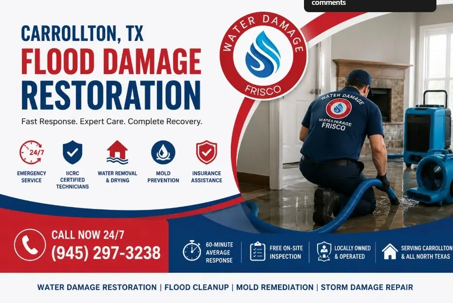 flood damage restoration carrollton tx
