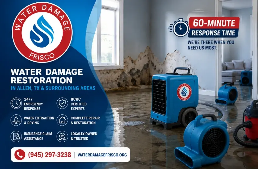 water damage restoration allen tx