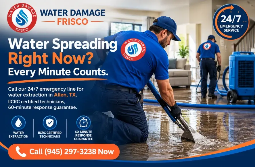 Emergency Water Extraction Allen TX