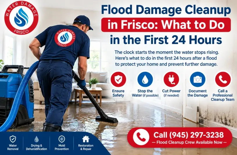 Flood Damage Cleanup Frisco TX