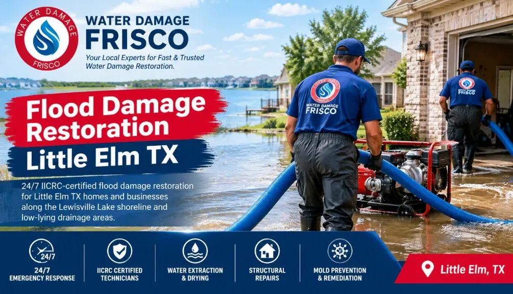 Flood Damage Restoration Little Elm TX