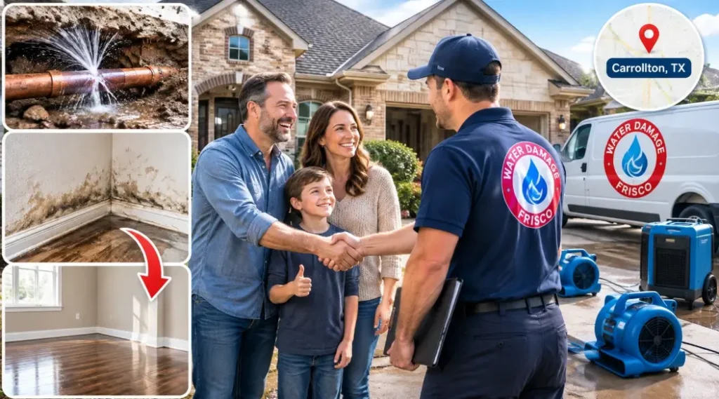 Get Slab Leak & Foundation Water Damage Help in Carrollton, TX Today
