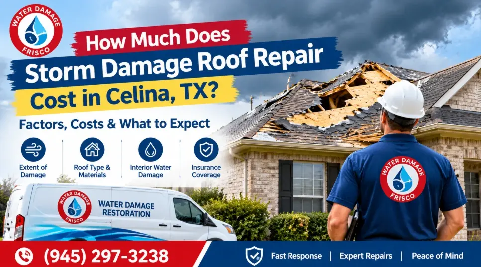 How Much Does Storm Damage Roof Repair Cost in Celina, TX