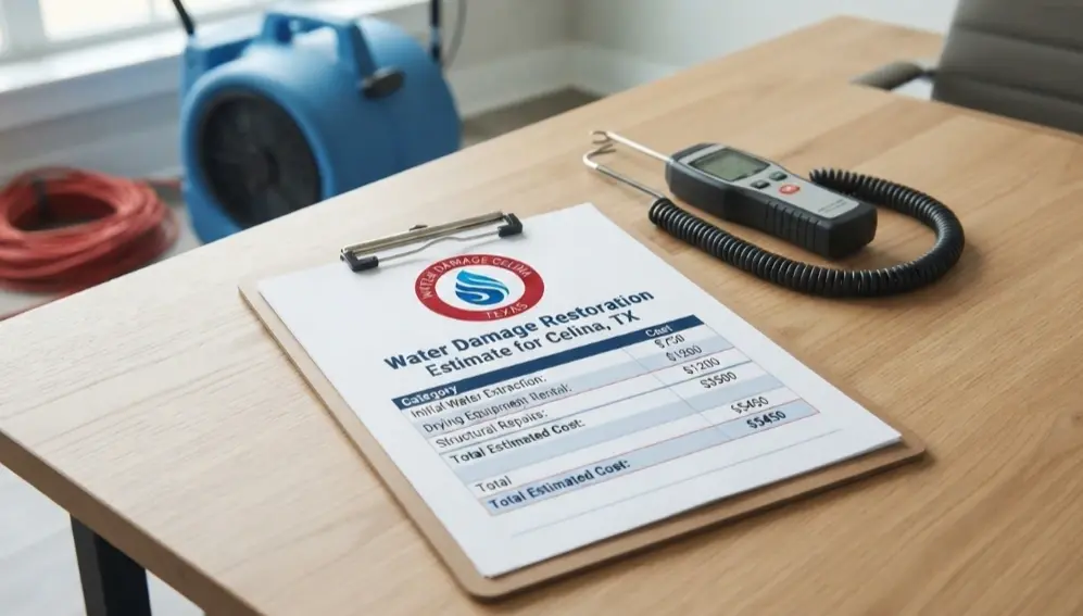 How Much Does Water Damage Restoration Cost in Celina, TX?