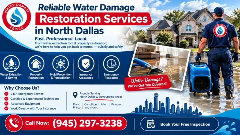 How to Choose a Water Damage Restoration Company in North Dallas
