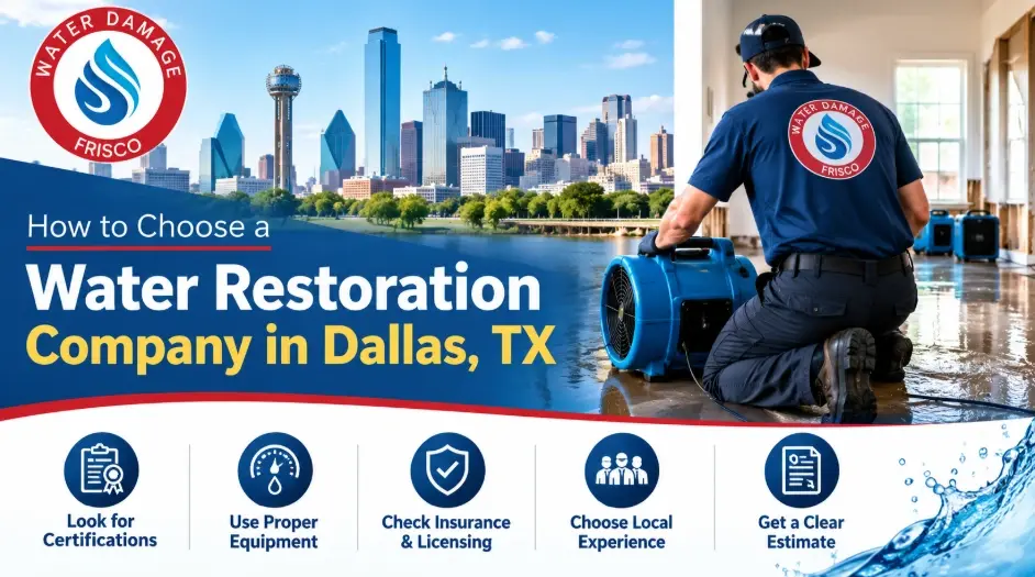 How to Choose a Water Restoration Company in Dallas, TX in 2026