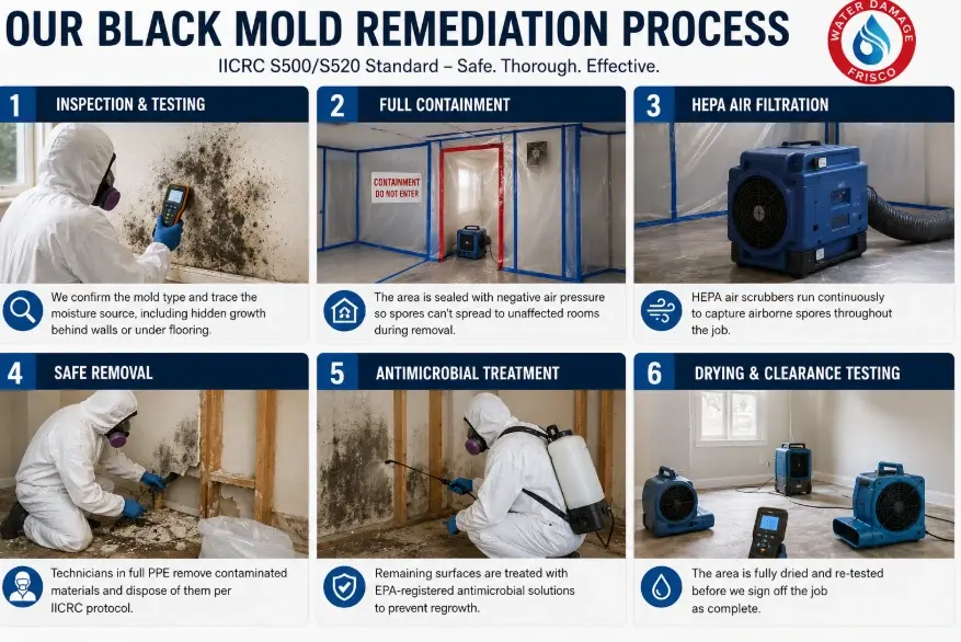 Our Black Mold Remediation Process