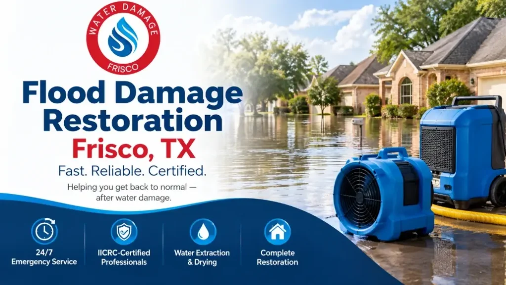 Our Flood Damage Restoration Services in The Colony